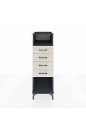 Kronos Dolap Tek Raflı 4 Çekmeceli 44x59x134 Antrasit-Aytaşı