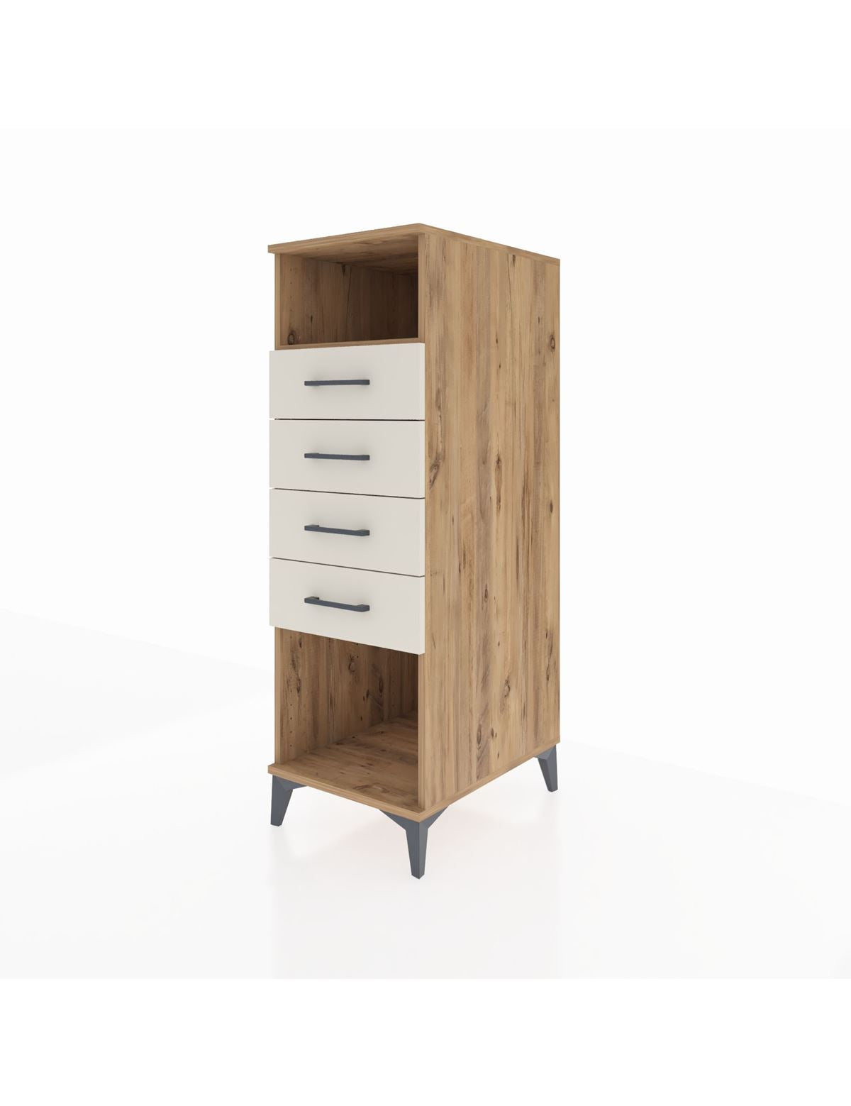 Kronos Dolap Tek Raflı 4 Çekmeceli 44x59x134 - S82M122V7C