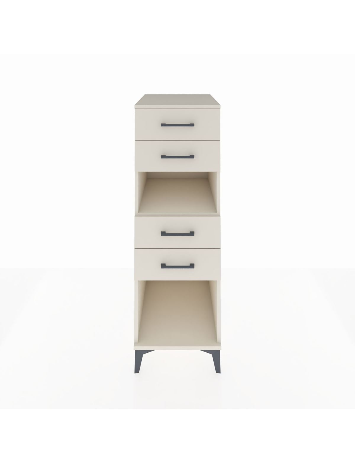 Kronos Dolap Tek Raflı 4 Çekmeceli 44x59x134 Aytaşı-Aytaşı