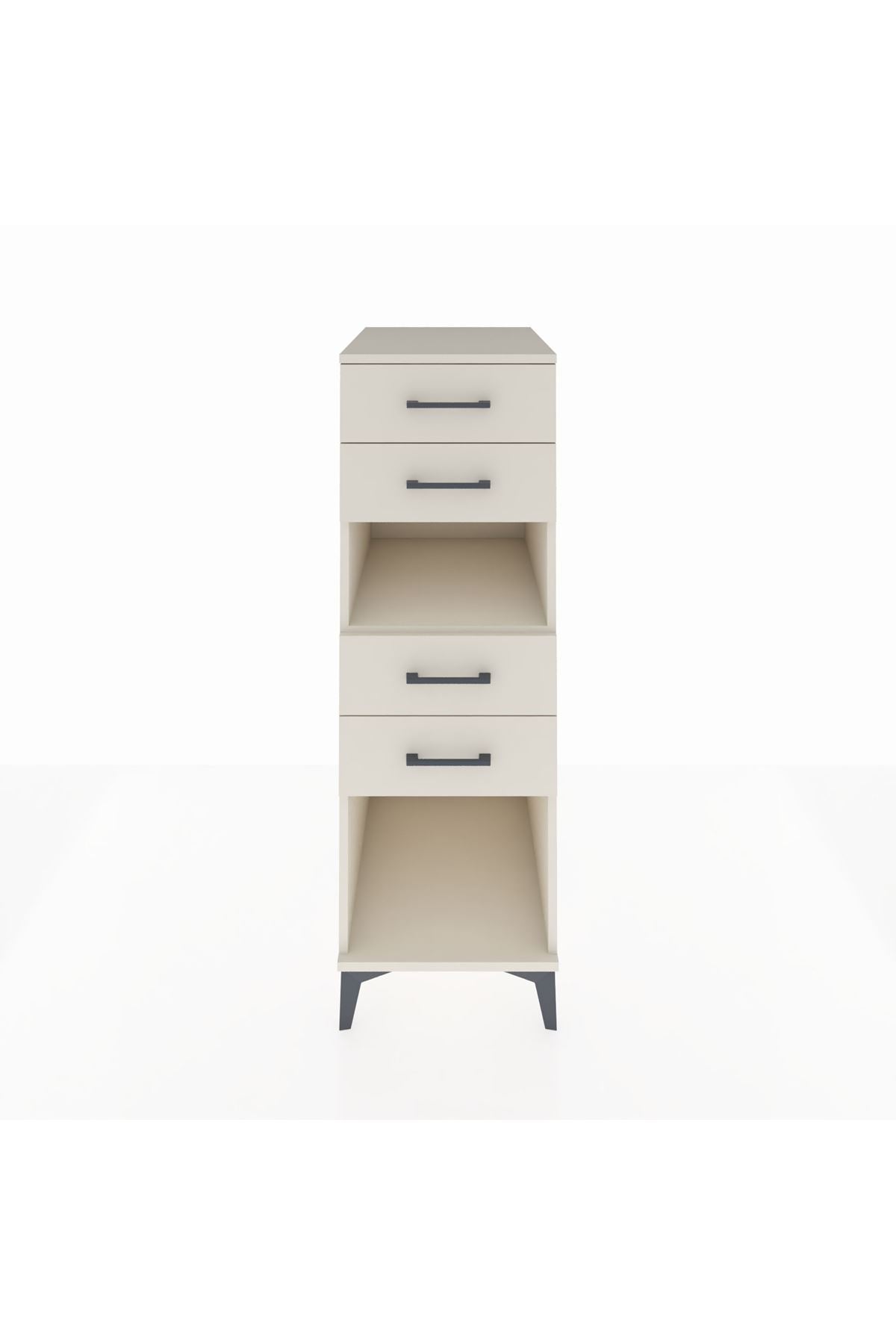 Kronos Dolap Tek Raflı 4 Çekmeceli 44x59x134 Aytaşı-Aytaşı