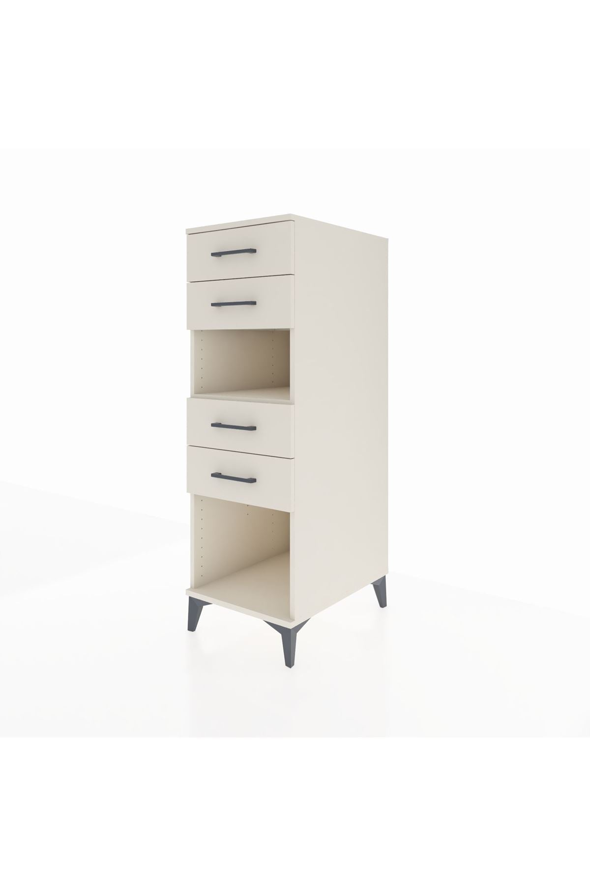 Kronos Dolap Tek Raflı 4 Çekmeceli 44x59x134 Aytaşı-Aytaşı