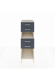 Kronos Dolap Tek Raflı 4 Çekmeceli 44x59x134 Aytaşı-Antrasit