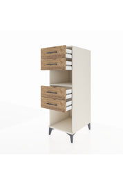 Kronos Dolap Tek Raflı 4 Çekmeceli 44x59x134 Aytaşı-Çam