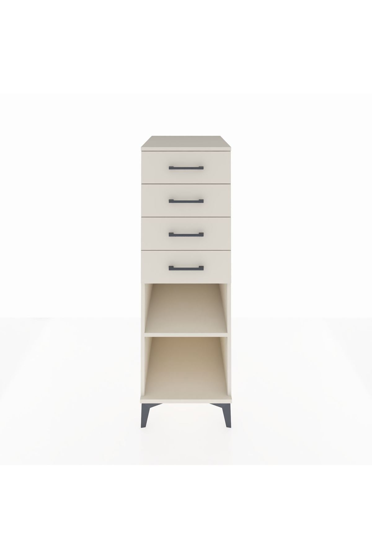 Kronos Dolap Tek Raflı 4 Çekmeceli 44x59x134 Aytaşı-Aytaşı