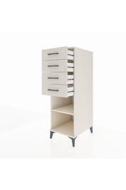 Kronos Dolap Tek Raflı 4 Çekmeceli 44x59x134 Aytaşı-Aytaşı