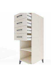 Kronos Dolap Tek Raflı 4 Çekmeceli 44x59x134 Aytaşı-Aytaşı