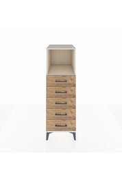 Kronos Dolap Tek Raflı 5 Çekmeceli 44x59x134 Aytaşı-Çam