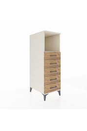 Kronos Dolap Tek Raflı 5 Çekmeceli 44x59x134 Aytaşı-Çam