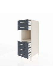 Kronos Dolap Tek Raflı 5 Çekmeceli 44x59x134 Aytaşı-Antrasit