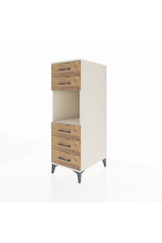 Kronos Dolap Tek Raflı 5 Çekmeceli 44x59x134 Aytaşı-Çam