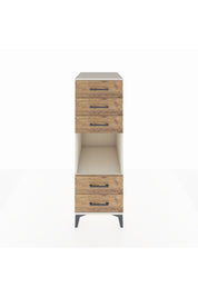 Kronos Dolap Tek Raflı 5 Çekmeceli 44x59x134 Aytaşı-Çam