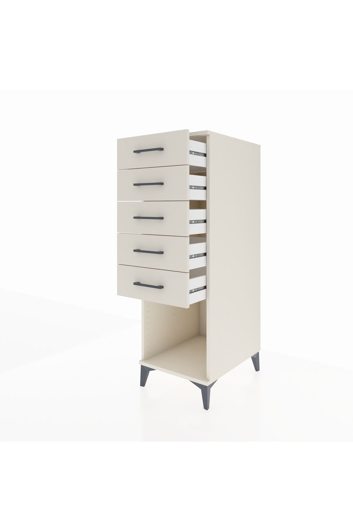 Kronos Dolap 5 Çekmeceli 44x59x134 Aytaşı-Aytaşı