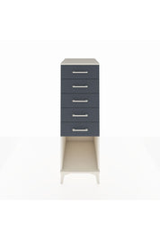 Kronos Dolap 5 Çekmeceli 44x59x134 Aytaşı-Antrasit