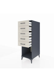 Kronos Dolap 5 Çekmeceli 44x59x134 Antrasit-Aytaşı