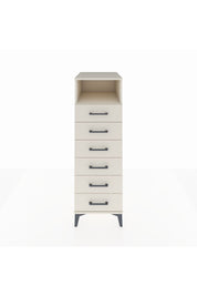 Kronos Dolap Tek Raflı 6 Çekmeceli 44x59x134 Aytaşı-Aytaşı