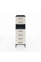 Kronos Dolap Tek Raflı 6 Çekmeceli 44x59x134 Antrasit-Aytaşı