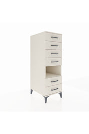 Kronos Dolap Tek Raflı 6 Çekmeceli 44x59x134 Aytaşı-Aytaşı