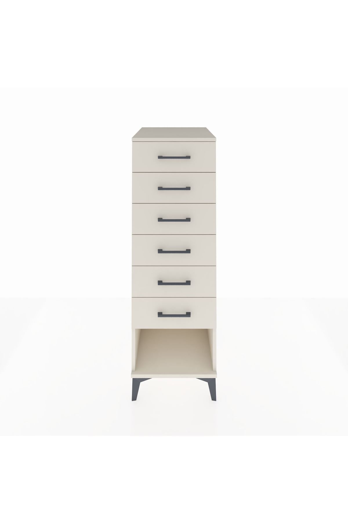 Kronos Dolap 6 Çekmeceli 44x59x134 Aytaşı-Aytaşı