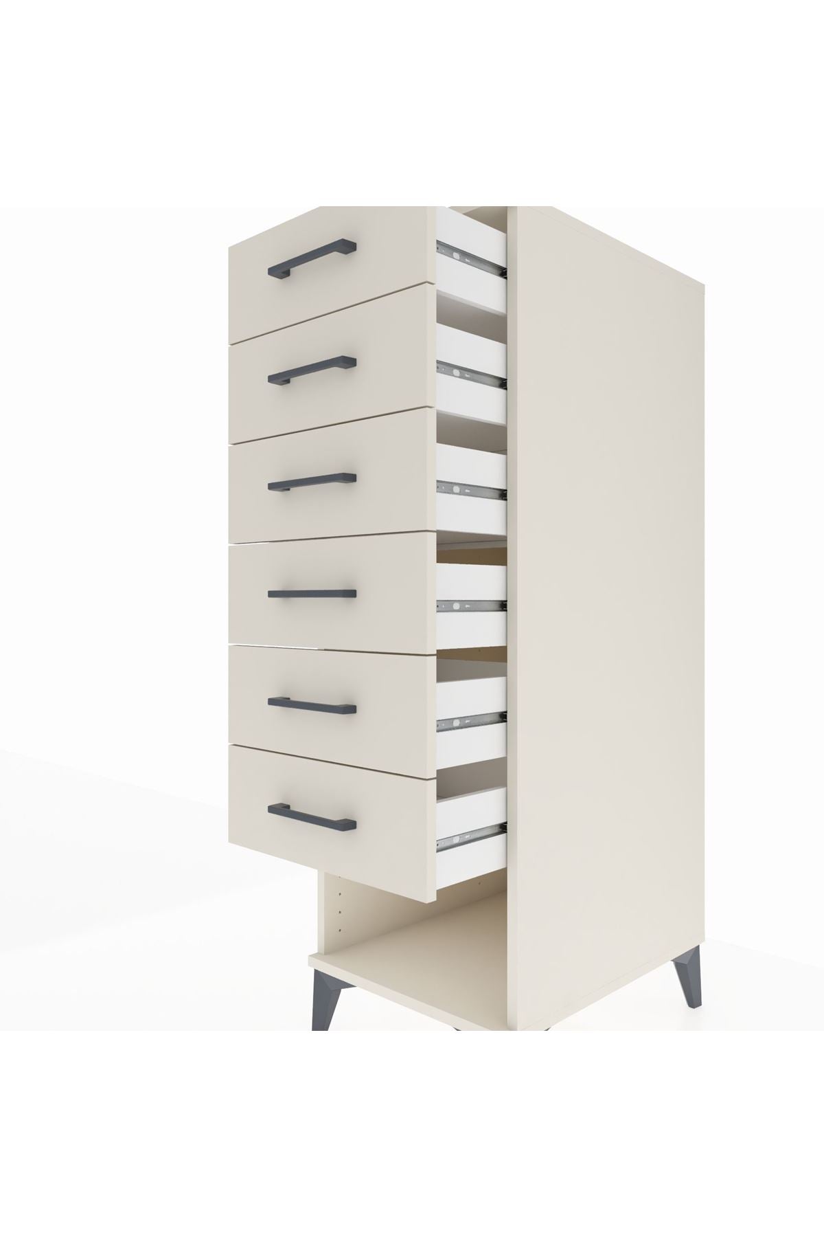 Kronos Dolap 6 Çekmeceli 44x59x134 Aytaşı-Aytaşı