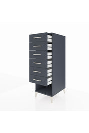 Kronos Dolap 6 Çekmeceli 44x59x134 Antrasit-Antrasit