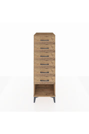 Kronos Dolap 6 Çekmeceli 44x59x134 Çam-Çam