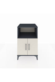 Kronos Komodin 2 Raflı 2 Kapaklı 60x59x96 Antrasit-Aytaşı