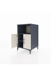 Kronos Komodin 2 Raflı 2 Kapaklı 60x59x96 Antrasit-Aytaşı