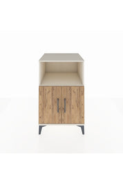 Kronos Komodin 2 Raflı 2 Kapaklı 60x59x96 Aytaşı-Çam