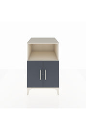 Kronos Komodin 2 Raflı 2 Kapaklı 60x59x96 Aytaşı-Antrasit