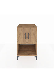 Kronos Komodin 2 Raflı 2 Kapaklı 60x59x96 Çam-Çam