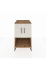 Kronos Komodin 2 Raflı 2 Kapaklı 60x59x96 Çam-Aytaşı