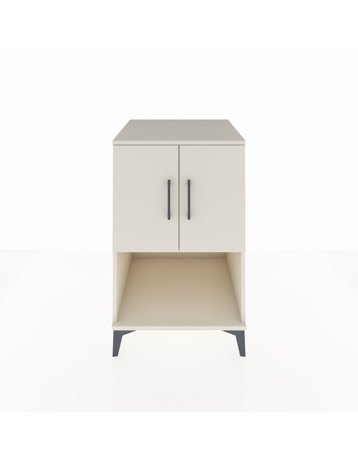 Kronos Komodin 2 Raflı 2 Kapaklı 60x59x96 Aytaşı-Aytaşı