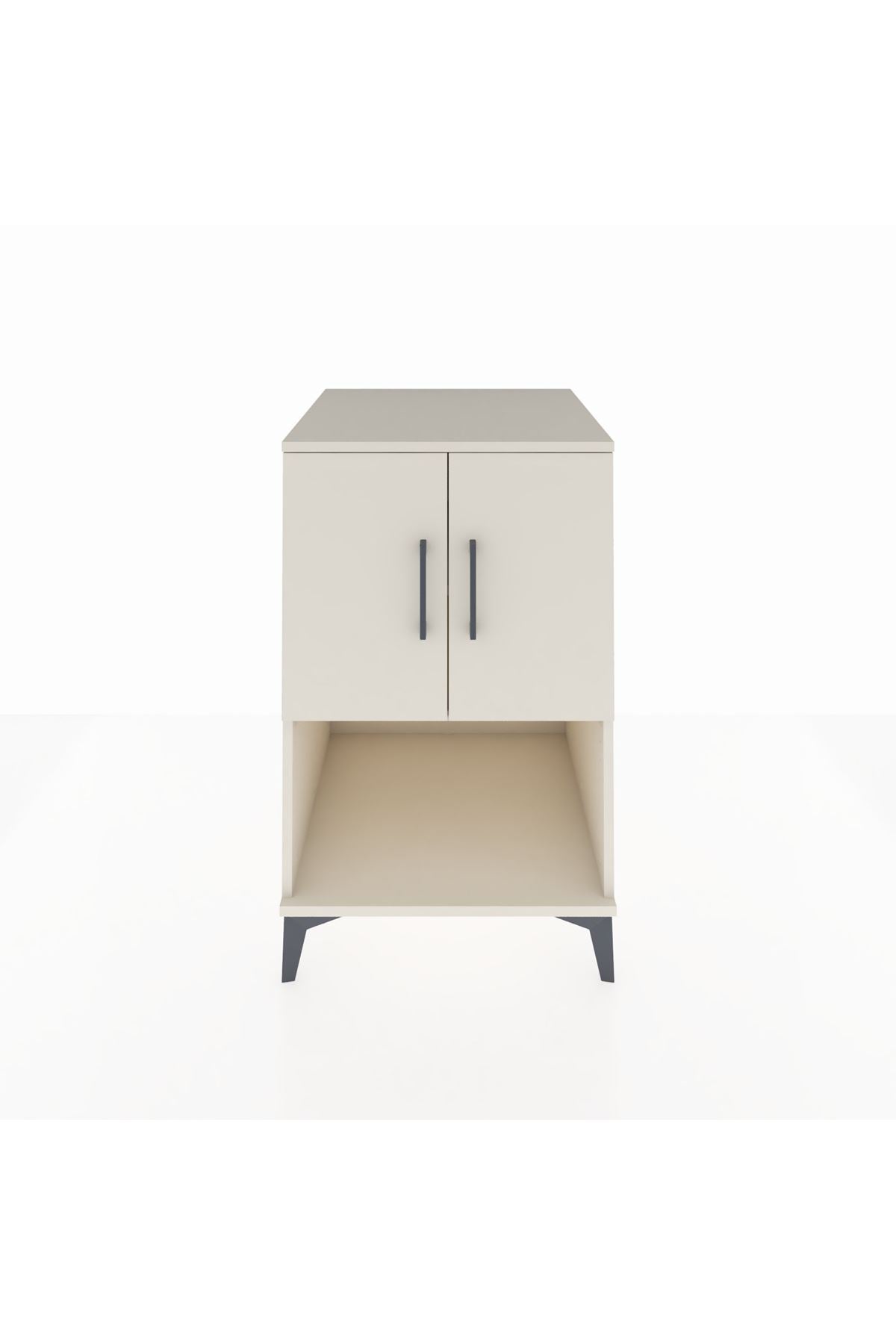 Kronos Komodin 2 Raflı 2 Kapaklı 60x59x96 Aytaşı-Aytaşı