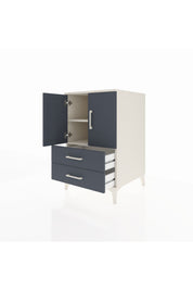 Kronos Komodin 2 Raflı 2 Çekmeceli 2 Kapaklı 60x59x96 Aytaşı-Antrasit