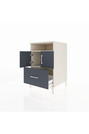 Kronos Komodin 2 Raflı Tek Çekmeceli 2 Kapaklı 60x59x96 - S80M031V2C