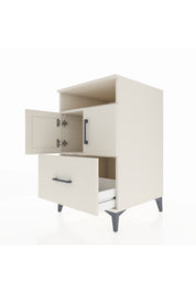 Kronos Komodin 2 Raflı Tek Çekmeceli 2 Kapaklı 60x59x96 Aytaşı-Aytaşı