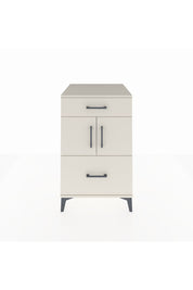 Kronos Komodin Tek Raflı 2 Çekmeceli 2 Kapaklı 60x59x96 Aytaşı-Aytaşı