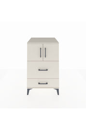 Kronos Komodin Tek Raflı 2 Çekmeceli 2 Kapaklı 60x59x96 Aytaşı-Aytaşı