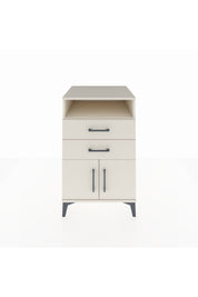 Kronos Komodin Tek Raflı 2 Çekmeceli 2 Kapaklı 60x59x96 Aytaşı-Aytaşı