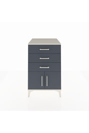 Kronos Komodin 3 Çekmeceli 2 Kapaklı 60x59x96 Aytaşı-Antrasit