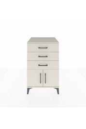 Kronos Komodin 3 Çekmeceli 2 Kapaklı 60x59x96 Aytaşı-Aytaşı