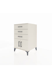 Kronos Komodin 3 Çekmeceli 2 Kapaklı 60x59x96 Aytaşı-Aytaşı