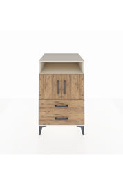 Kronos Komodin 2 Raflı 2 Çekmeceli 2 Kapaklı 60x59x96 Aytaşı-Çam