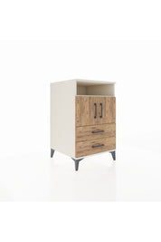 Kronos Komodin 2 Raflı 2 Çekmeceli 2 Kapaklı 60x59x96 Aytaşı-Çam