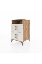 Kronos Komodin 2 Raflı 4 Kapaklı 60x59x96 Çam-Aytaşı