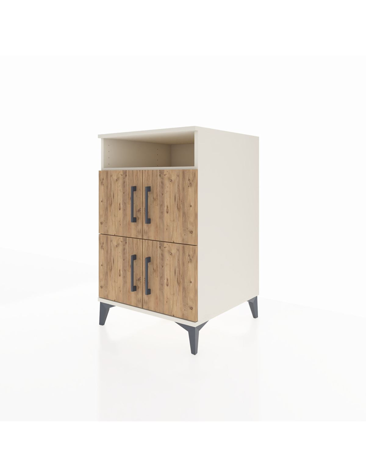 Kronos Komodin 2 Raflı 4 Kapaklı 60x59x96 - S80M022V3C