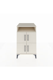 Kronos Komodin 2 Raflı 4 Kapaklı 60x59x96 Aytaşı-Aytaşı