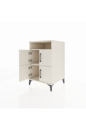 Kronos Komodin 2 Raflı 4 Kapaklı 60x59x96 Aytaşı-Aytaşı