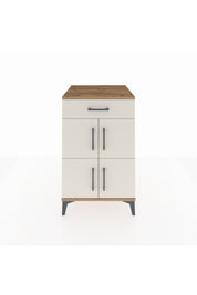 Kronos Komodin Tek Raflı Tek Çekmeceli 4 Kapaklı 60x59x96 Çam-Aytaşı