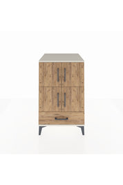 Kronos Komodin 4 Raflı Tek Çekmeceli 4 Kapaklı 60x59x96 Aytaşı-Çam